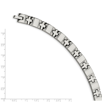 Chisel Titanium Polished 8.25 inch Bracelet