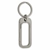 Chisel Titanium Brushed Squared Carabiner Key Ring