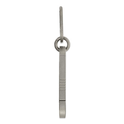 Chisel Titanium Brushed Carabiner Key Ring