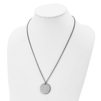 Chisel Titanium Brushed 22 inch Necklace