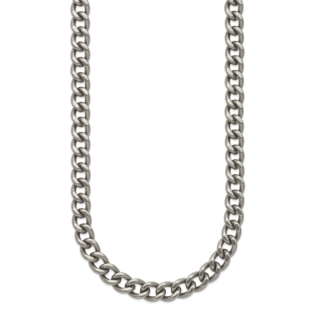 Chisel Titanium Polished 7.5mm 22 inch Curb Chain