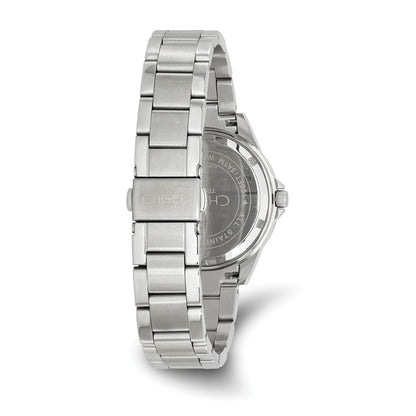Mens Chisel Stainless Steel Champagne Dial Watch