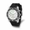 Mens Chisel White Dial Silicone Strap Chronograph Watch