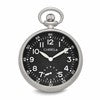 Chisel Stainless Steel Black Dial Pocket Watch