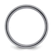Chisel Tantalum Brushed and Polished 8mm Beveled Edge Band