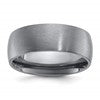 Chisel Tantalum Brushed 8mm Band