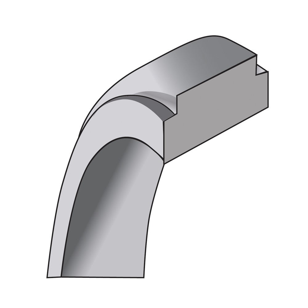 Sterling Silver 8mm Flat with Step Edge Size 11.5 Band