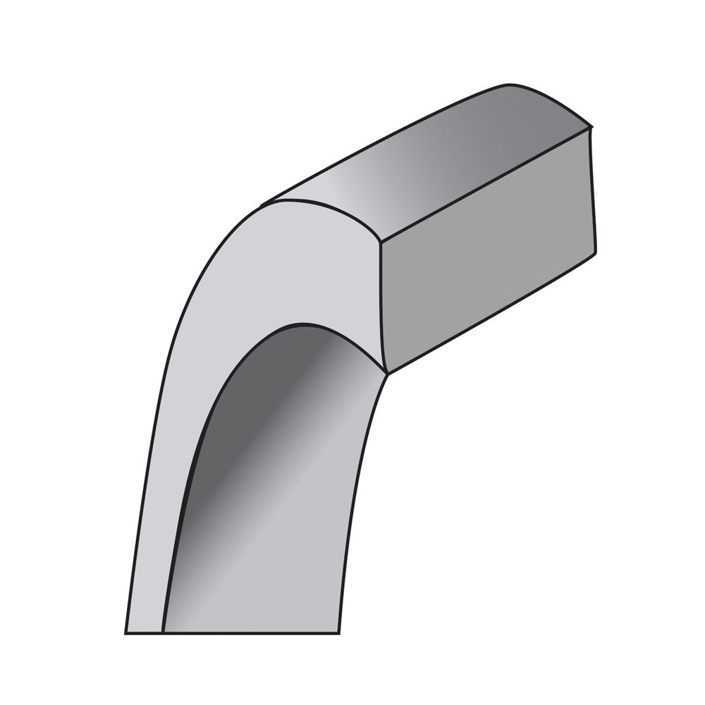 Sterling Silver 2mm Lightweight Flat Size 9.5 Band