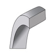 10k White Gold 6mm Lightweight Flat Wedding Band Size 4.5
