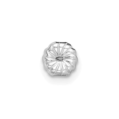 14k White Gold 3/4 carat Lab Grown Diamond VS+ F+ Complete Oval Four Prong Stud Earrings