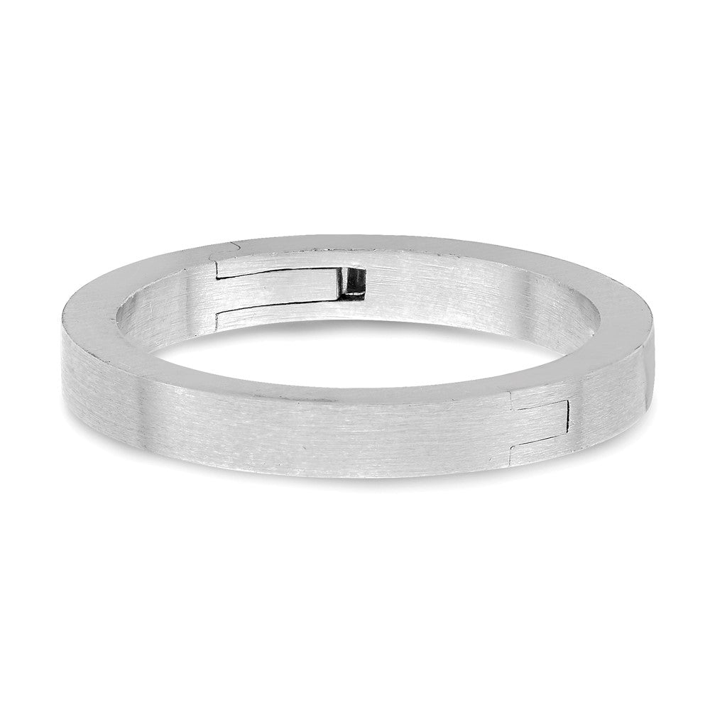 14k White Gold 2.7mm CLIQ Hinged Shank Size 8