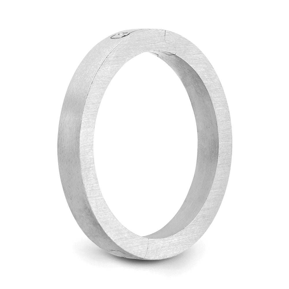 14k White Gold 2.7mm CLIQ Hinged Shank Size 5.5