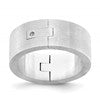 14k White Gold 8mm CLIQ Hinged Shank Size 7