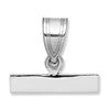 14kw Medium Polished Top Charm