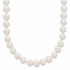 10k 5-6mm White Near-Round Freshwater Cultured Pearl 18 inch Necklace