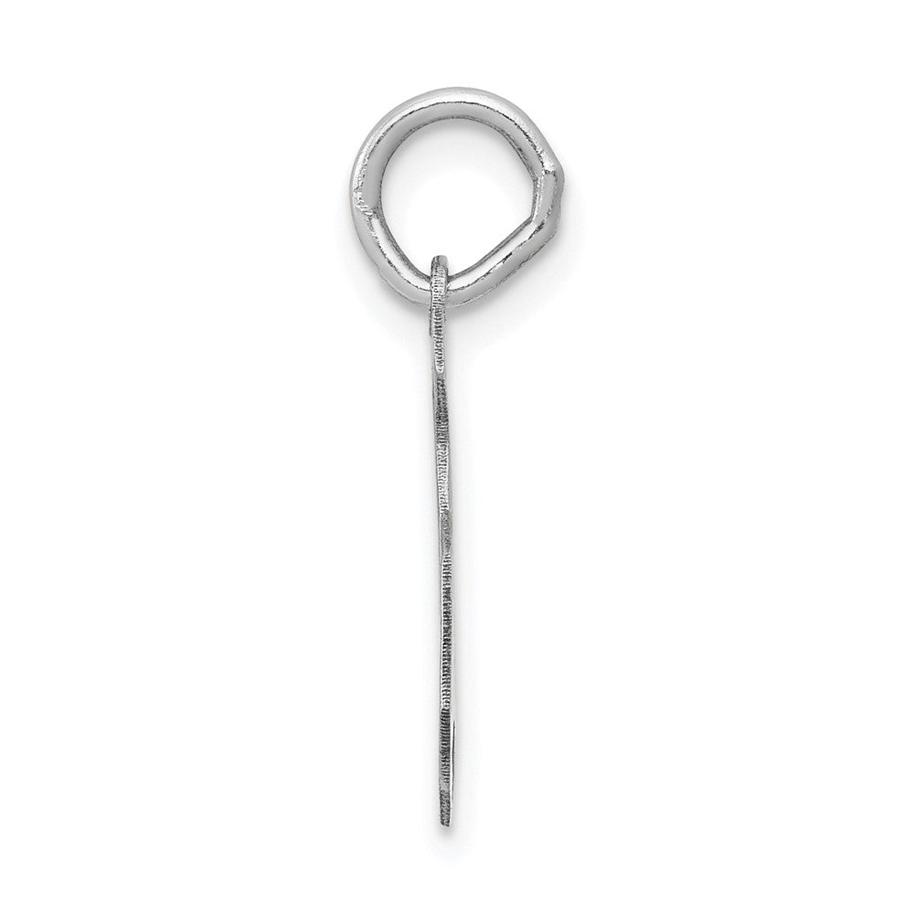 14kw Medium Satin Number 5 Charm