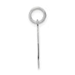 14kw Small Satin Number 2 Charm