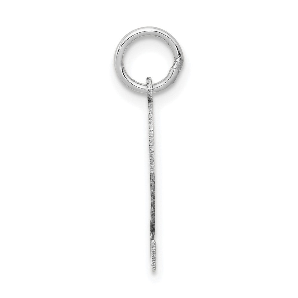 14kw Small Satin Number 2 Charm