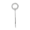 14kw Small Satin Number 2 Charm