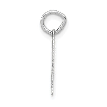 14kw Small Satin Number 4 Charm