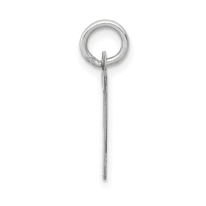 14kw Small Satin Number 7 Charm