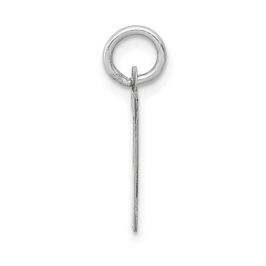 14kw Small Satin Number 7 Charm