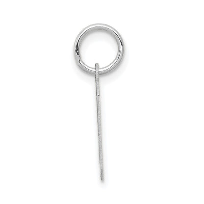 14kw Small Satin Number 9 Charm