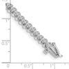 14k White Gold 1.6 Round Diamond Tennis Bracelet Mounting