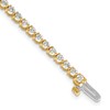 14k 3 1/3 carat Lab Grown Diamond VS/SI+ G+ Complete Tennis Bracelet