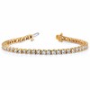 14k 1 1/4 carat Lab Grown Diamond VS/SI+ G+ Complete Round Tennis Bracelet