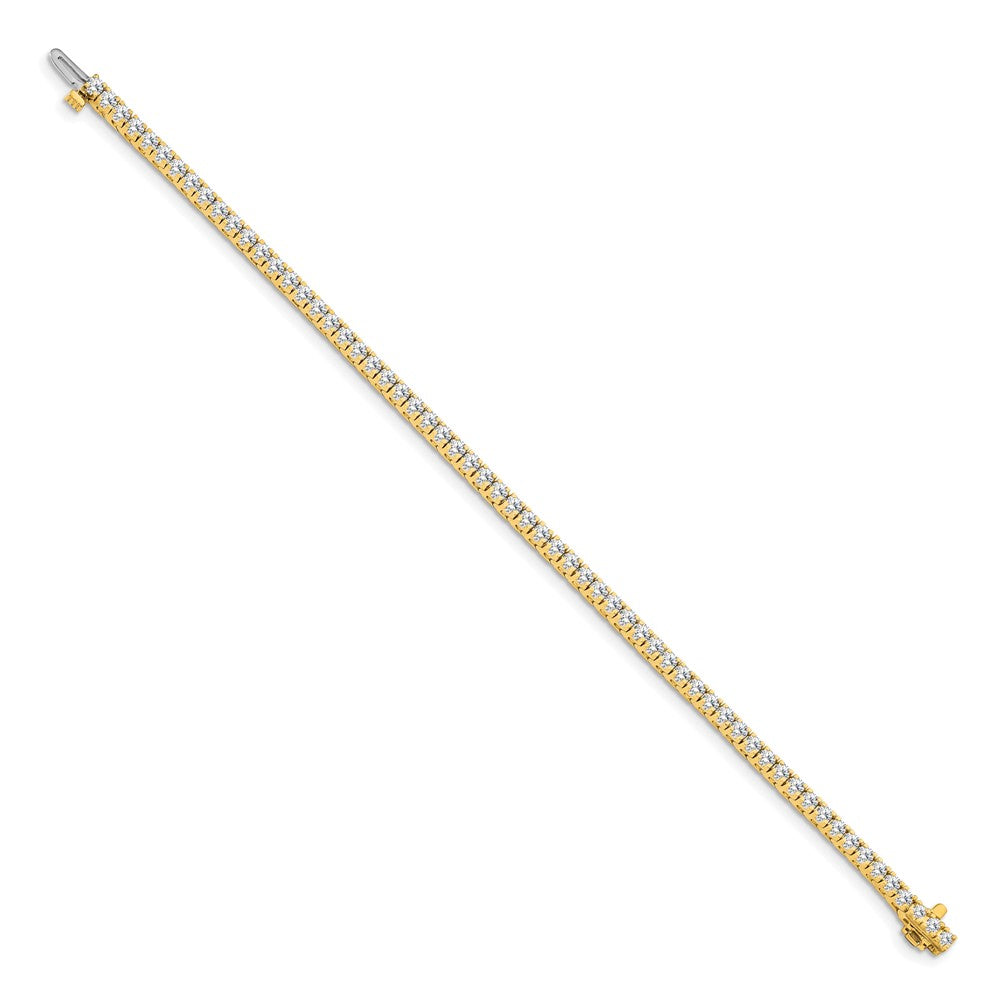 14k 2 1/6 carat Lab Grown Diamond VS/SI+ G+ Complete Round Tennis Bracelet