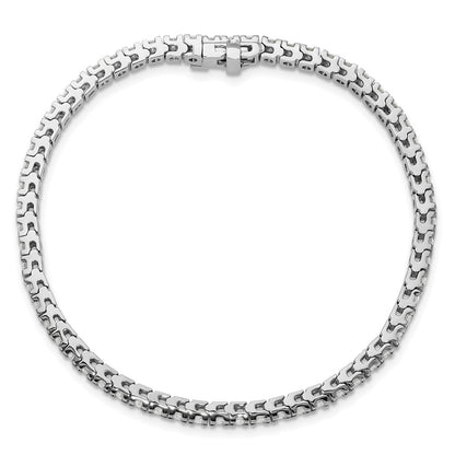 True Origin 14K White Gold 2 1/6 carat Lab Grown Diamond VS+ F+ Complete Tennis Bracelet