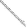14k White Gold 2 1/6 carat Lab Grown Diamond VS/SI+ G+ Complete Round Tennis Bracelet