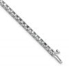 True Origin 14K White Gold 2 7/8 carat Lab Grown Diamond VS+ F+ Complete Tennis Bracelet
