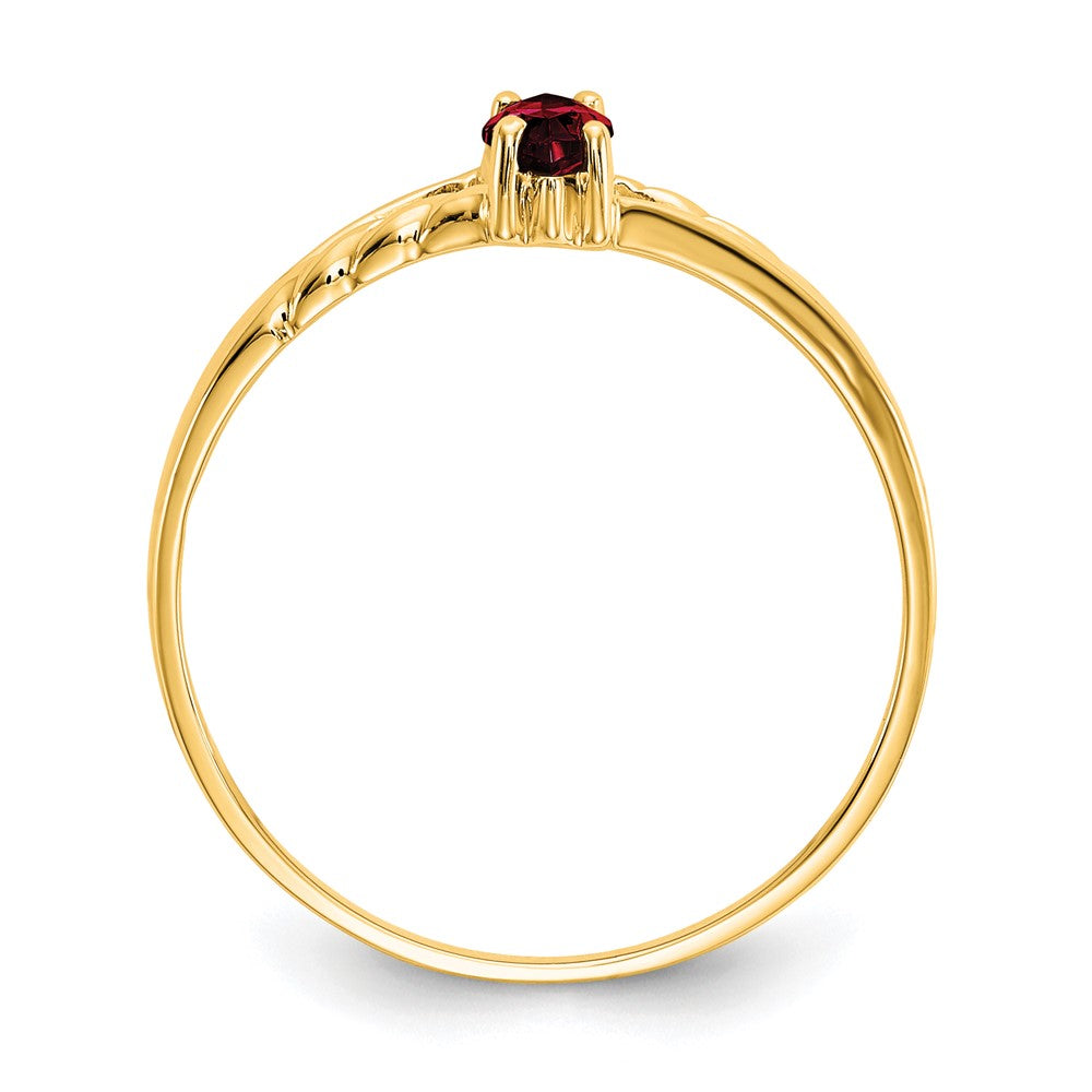 10k Holds 6x3mm Marquise Birthstone Ring Mounting