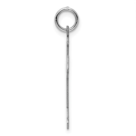 Sterling Silver Rhodium-plated Joy Kid Charm