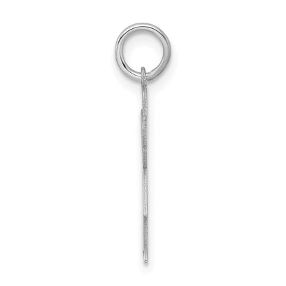 Sterling Silver Rhodium-plated Kid Charm