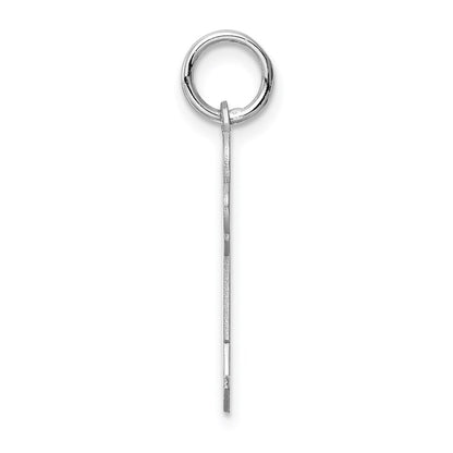 Sterling Silver Rhodium-plated Kid Charm