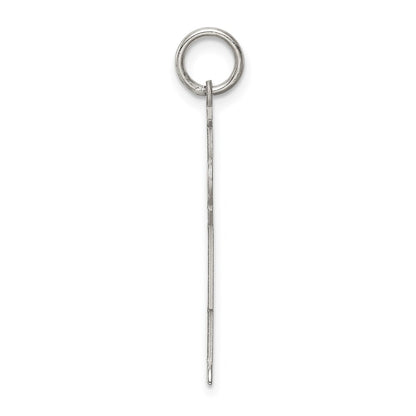 Sterling Silver Rhodium-plated Kid Charm