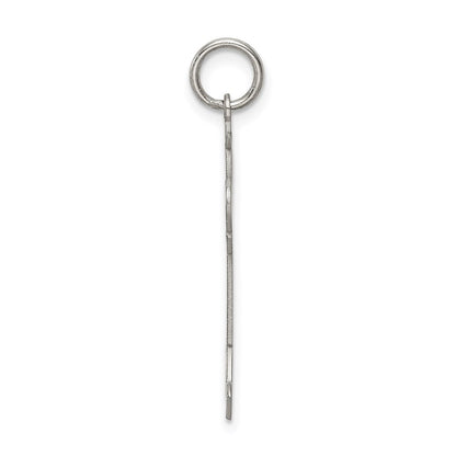 Sterling Silver Rhodium-plated Kid Charm