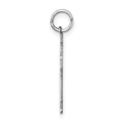 Sterling Silver Rhodium-plated Class of 2025 Boy Cuddle Charm