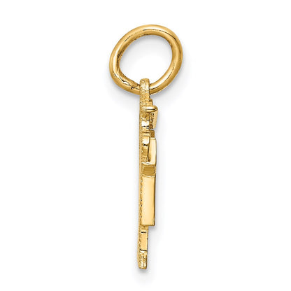 14k The Kids Mini Boy Love Charm