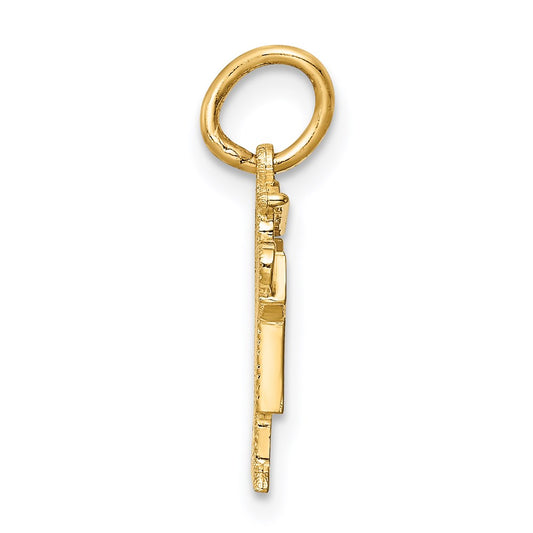 14k The Kids Mini Boy Love Charm