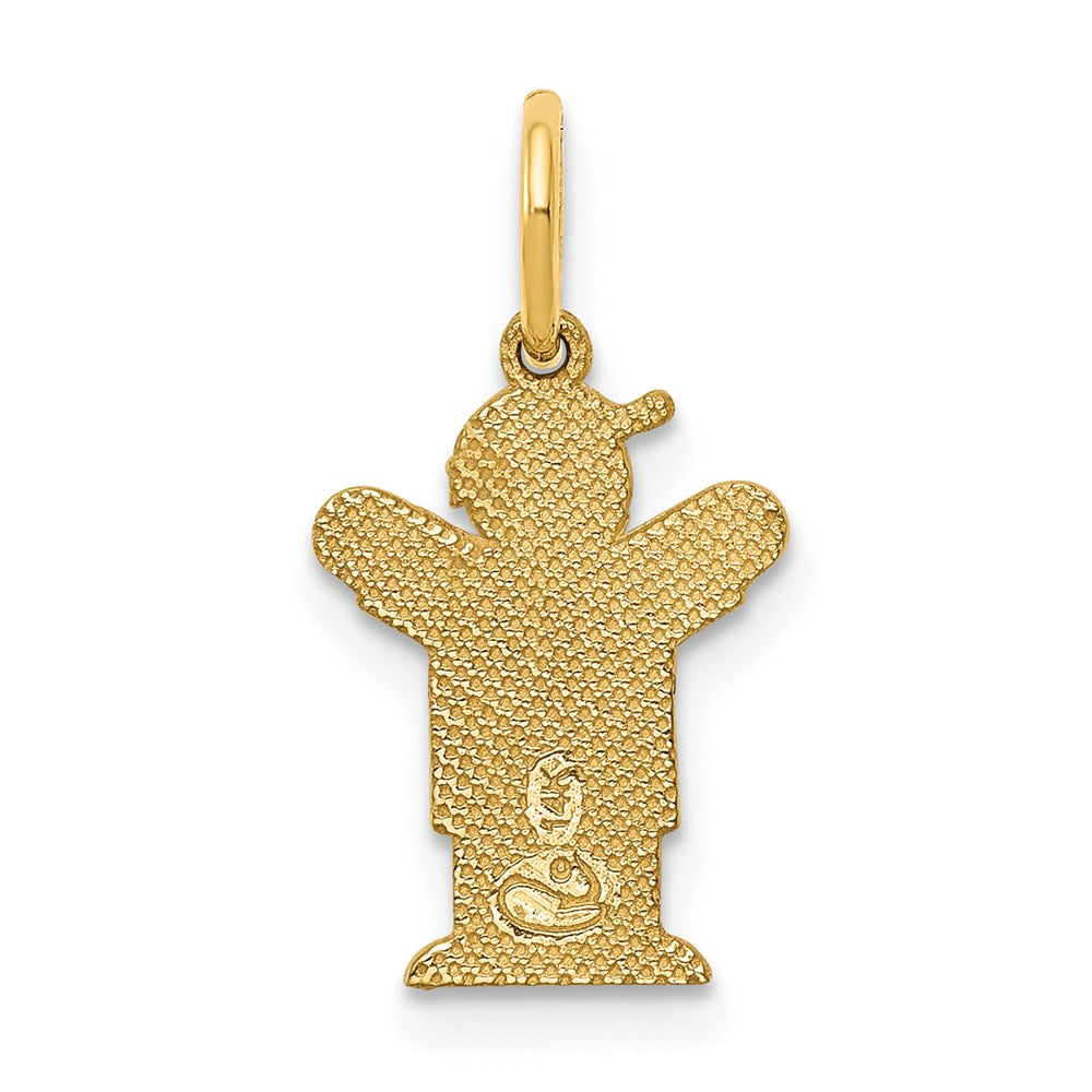 14k The Kids Mini Boy Love Charm