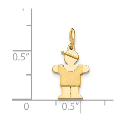 14k The Kids Mini Boy Hugs Charm