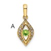 14K Family Jewelry Diamond Semi-Set Pendant