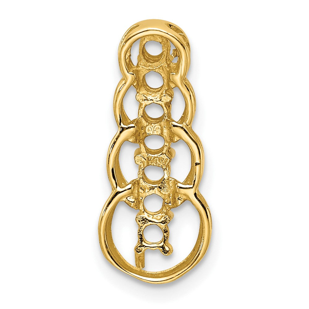 14k 7 Stone Family Pendant Mounting