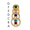 14k 7 Stone Family Pendant Mounting