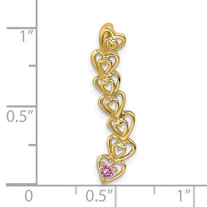 14k 1 Stone Family Pendant Mounting