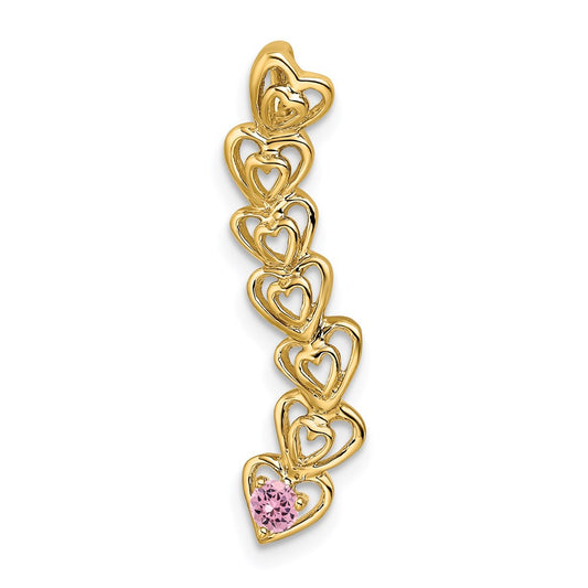 14k 1 Stone Family Pendant Mounting